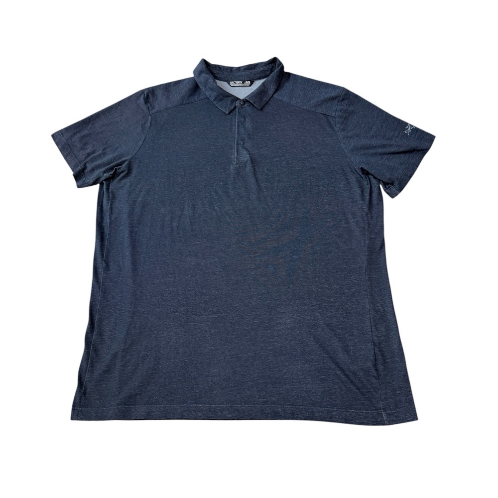 Arc’teryx navy blue polo shirt, XL